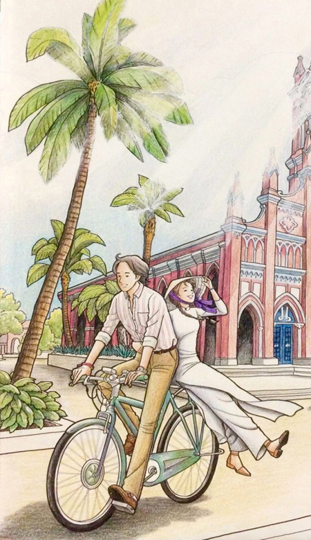 好看又不俗气的全面屏插画情侣壁纸 真爱之路从不平坦爱迎万难爱也赢万难