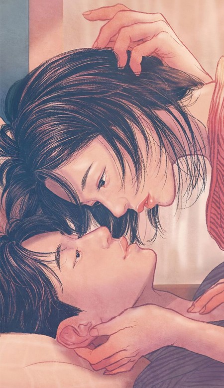 好看又不俗气的全面屏插画情侣壁纸 真爱之路从不平坦爱迎万难爱也赢万难