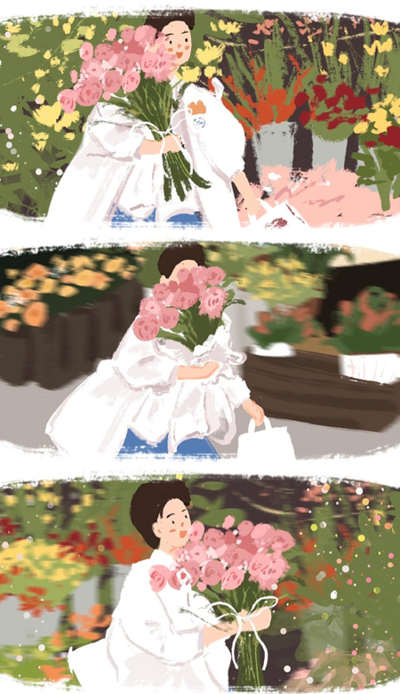 2023春季超甜的卡通幸福情侣壁纸 那就好好谈一场恋爱吧