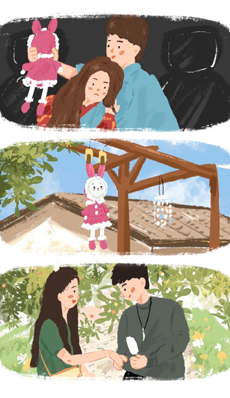 2023春季超甜的卡通幸福情侣壁纸 那就好好谈一场恋爱吧