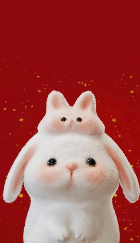 新年壁纸2023简约又很个性 年复一年年赴一年年富一年