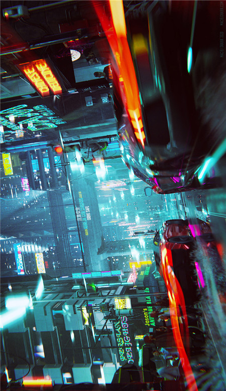 赛博朋克2077炫酷壁纸美女 磁场不合的人讲多少话都在翻山越岭